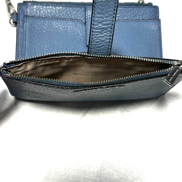Michael Kors Slate Blue Wristlet - Picture 14 of 14